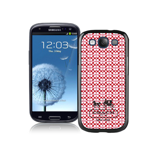 Coach In Confetti Signature Red Samsung Galaxy S3 9300 BGY - Click Image to Close